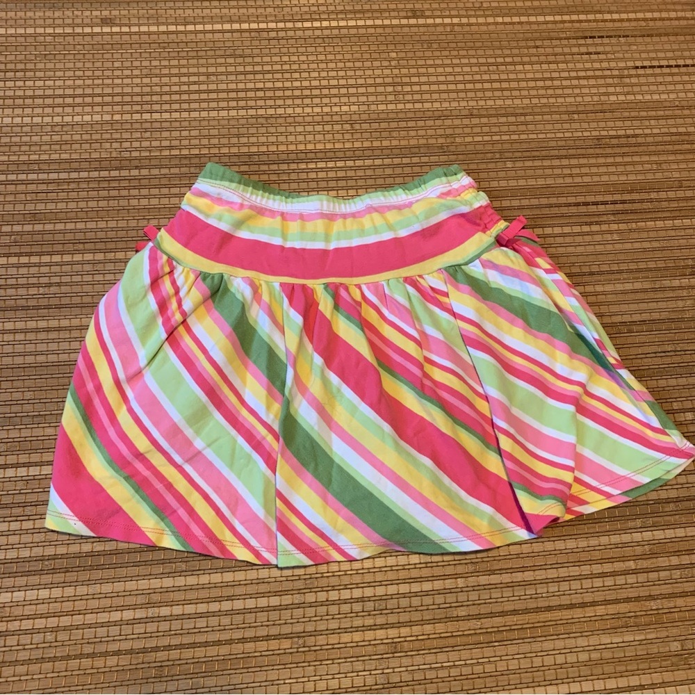 Gymnastics striped skort size 8